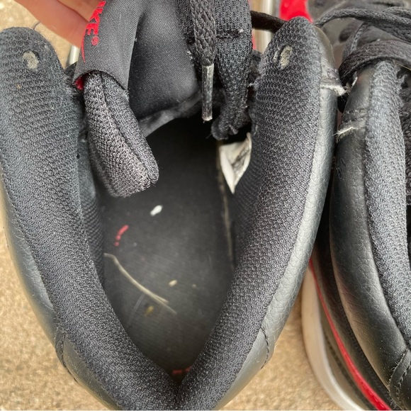 NIKE Men’s Court Vision Red Black Mid Top Size 7 - Picture 5 of 8